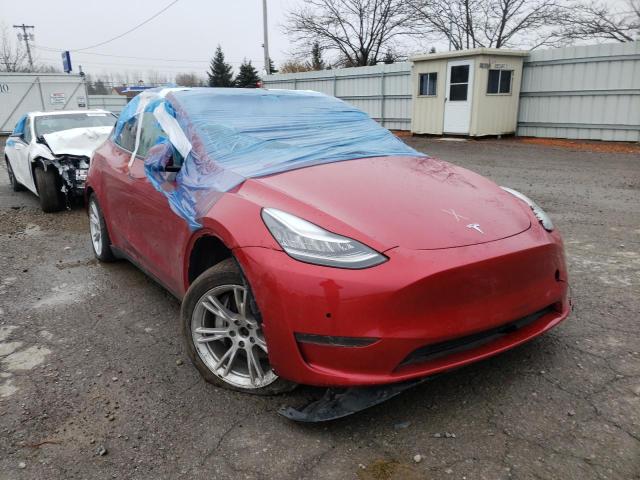 TESLA MODEL Y 2020 with VIN 5YJYGDEE4LF014743 - Photo from auction