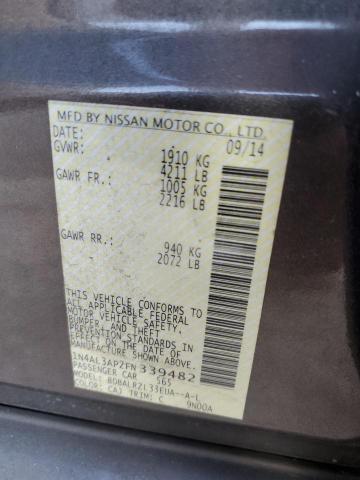 Photo 10 from auction – 2015 NISSAN ALTIMA 2.5 with VIN 1N4AL3AP2FN339482