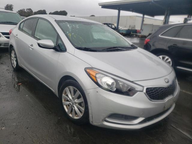 KIA FORTE LX 2015 with VIN KNAFX4A65F5400306 - Photo from auction