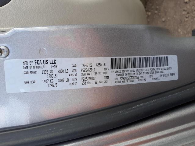 Photo 10 from auction – 2016 DODGE GRAND CARA with VIN 2C4RDGCG8GR397258