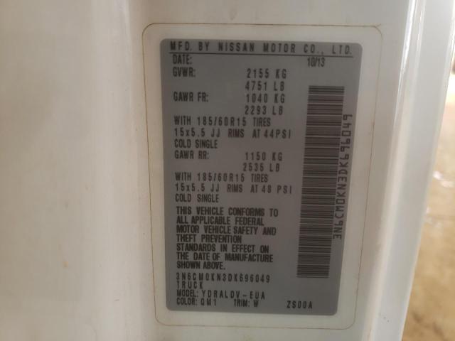 Photo 10 from auction – 2013 NISSAN NV200 2.5S with VIN 3N6CM0KN3DK696049