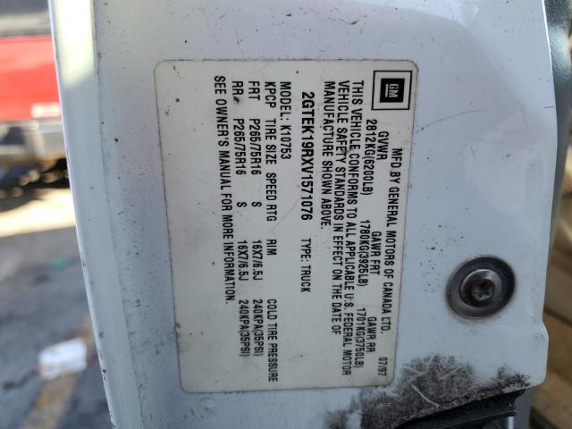 Photo 10 from auction – 1997 GMC SIERRA K15 with VIN 2GTEK19RXV1571076