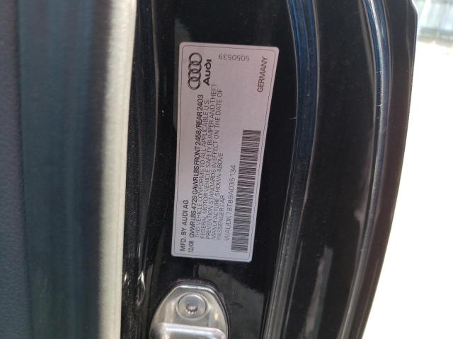 Photo 10 from auction – 2009 AUDI A5 QUATTRO with VIN WAUDK78T89A035134