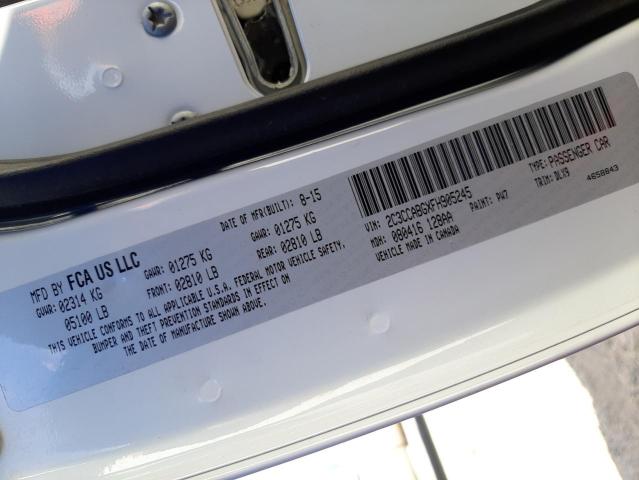 Photo 10 from auction – 2015 CHRYSLER 300 S with VIN 2C3CCABGXFH905245