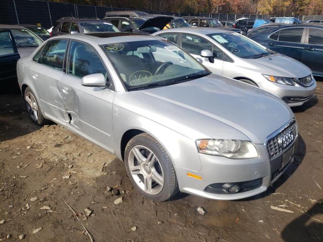 AUDI A4 2.0T QU 2008 with VIN WAUDF78EX8A054837 - Photo from auction