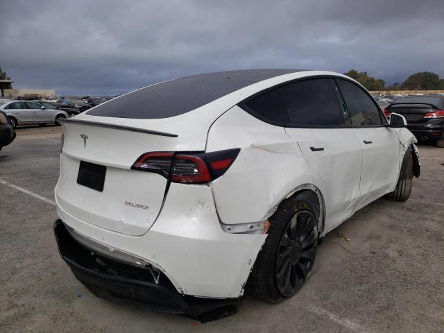 Photo 4 from auction – 2022 TESLA MODEL Y with VIN 7SAYGDEF4NF450524