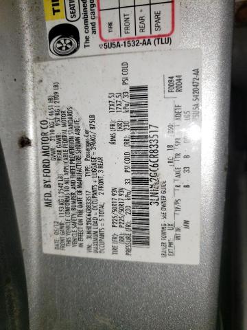 Photo 10 from auction – 2012 LINCOLN MKZ with VIN 3LNHL2GC6CR833517