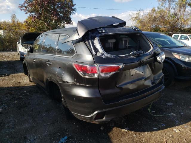 Photo 3 from auction – 2014 TOYOTA HIGHLANDER with VIN 5TDDKRFH7ES032574