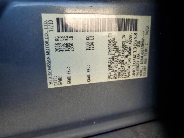 Photo 10 from auction – 2011 NISSAN ALTIMA HYB with VIN 1N4CL2AP4BC130558