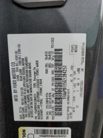 Photo 10 from auction – 2016 FORD MUSTANG with VIN 1FA6P8TH5G5284251