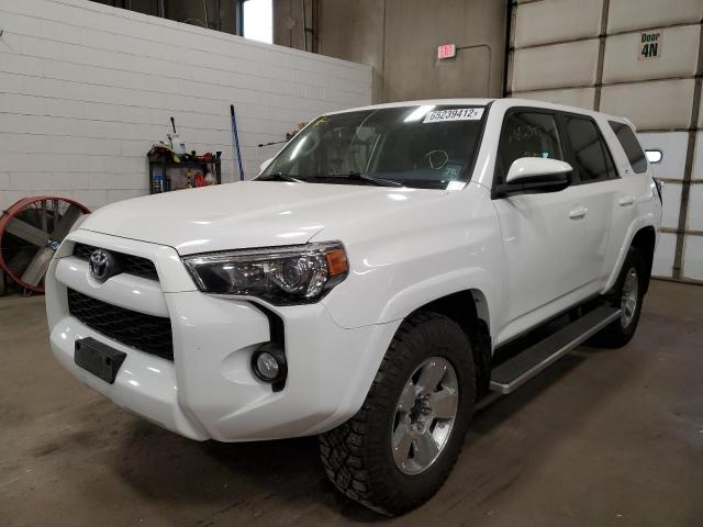 Photo 2 from auction – 2016 TOYOTA 4RUNNER SR with VIN JTEBU5JR7G5315149