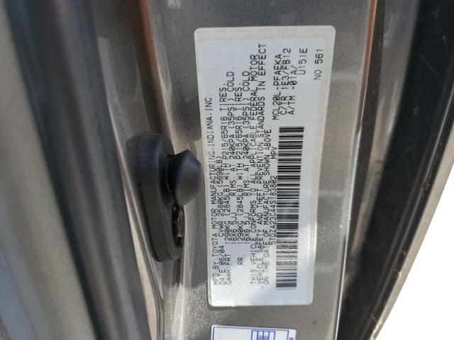 Photo 10 from auction – 2004 TOYOTA SIENNA CE with VIN 5TDZA23C44S183802