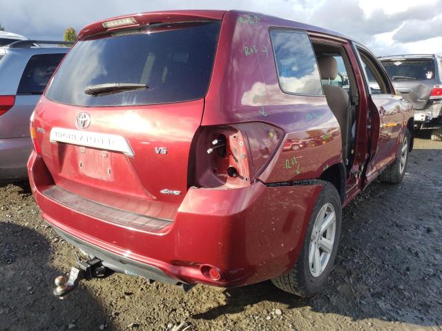 Photo 4 from auction – 2008 TOYOTA HIGHLANDER with VIN JTEES41A982008687