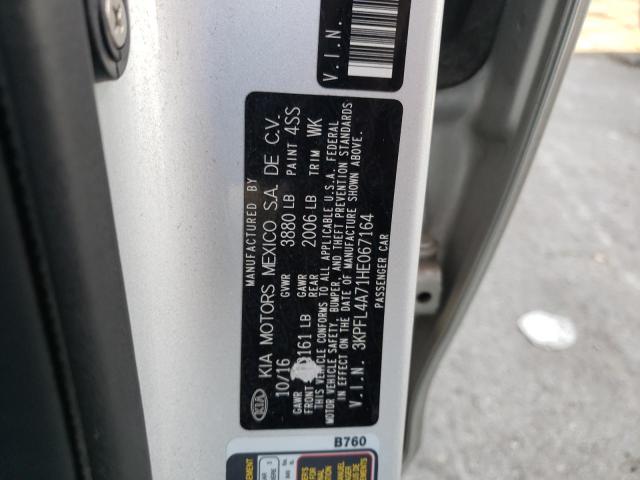 Photo 10 from auction – 2017 KIA FORTE LX with VIN 3KPFL4A71HE067164