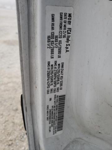Photo 10 from auction – 2016 RAM PROMASTER with VIN ZFBERFBT6G6C21248