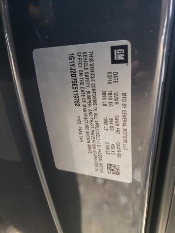Photo 10 from auction – 2014 CHEVROLET CORVETTE S with VIN 1G1YJ2D75E5119782