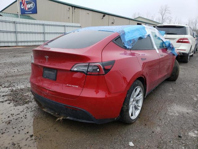 Photo 4 from auction – 2020 TESLA MODEL Y with VIN 5YJYGDEE4LF014743