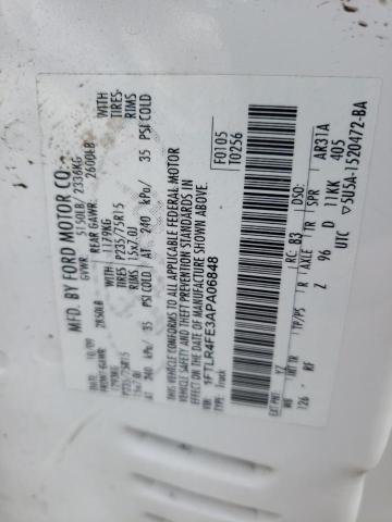 Photo 10 from auction – 2010 FORD RANGER SUP with VIN 1FTLR4FE3APA06848