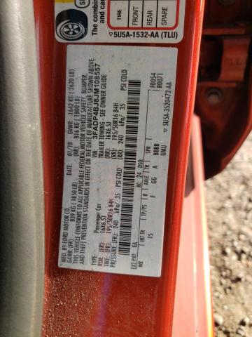 Photo 10 from auction – 2018 FORD FIESTA SE with VIN 3FADP4BJ8JM108557