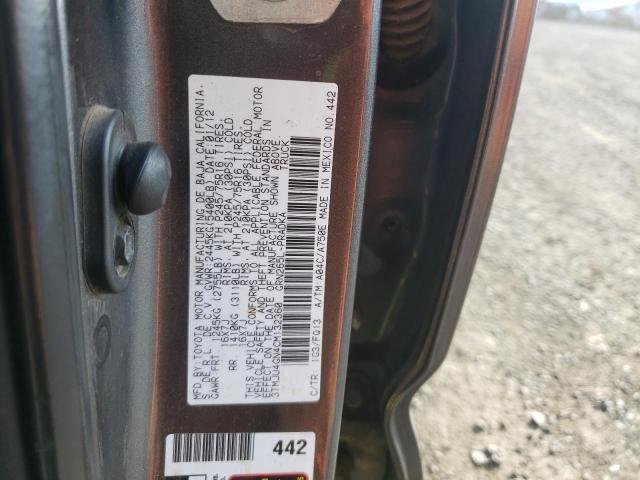 Photo 10 from auction – 2012 TOYOTA TACOMA DOU with VIN 3TMJU4GN4CM132360
