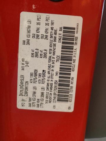 Photo 10 from auction – 2007 DODGE RAM 1500 S with VIN 1D7HA18P17S201854