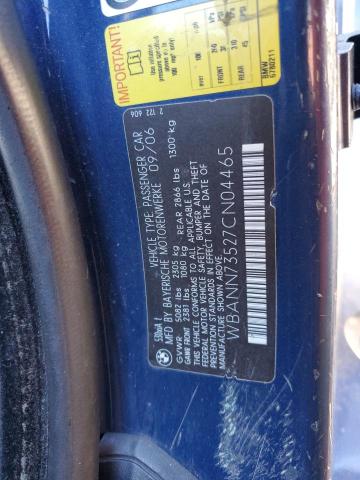 Photo 10 from auction – 2007 BMW 530 XIT with VIN WBANN73527CN04465