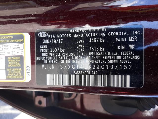Photo 10 from auction – 2018 KIA OPTIMA LX with VIN 5XXGT4L33JG197152
