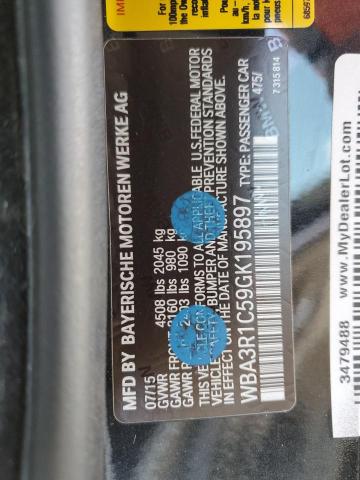 Photo 10 from auction – 2016 BMW 435 I with VIN WBA3R1C59GK195897