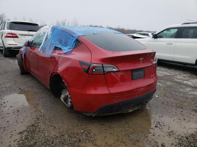 Photo 3 from auction – 2020 TESLA MODEL Y with VIN 5YJYGDEE4LF014743