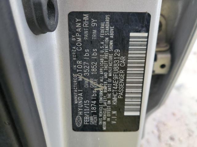Photo 10 from auction – 2015 HYUNDAI ACCENT GLS with VIN KMHCT4AE9FU883129