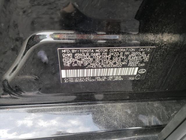 Photo 10 from auction – 2013 LEXUS GS 350 with VIN JTHCE1BL9D5008522