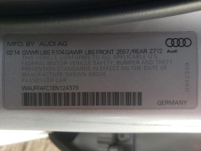 Photo 10 from auction – 2014 AUDI A6 PREMIUM with VIN WAUFFAFC1EN124379