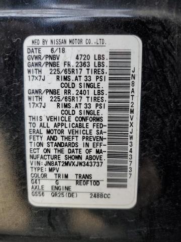 Photo 10 from auction – 2018 NISSAN ROGUE S with VIN JN8AT2MVXJW343737