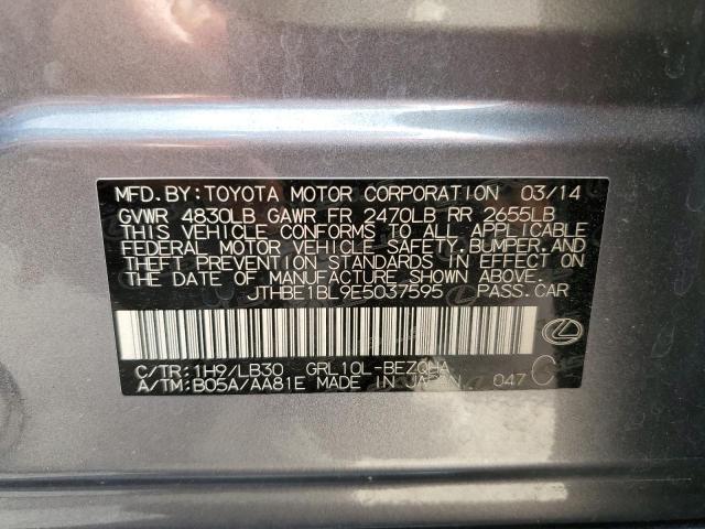 Photo 10 from auction – 2014 LEXUS GS 350 with VIN JTHBE1BL9E5037595