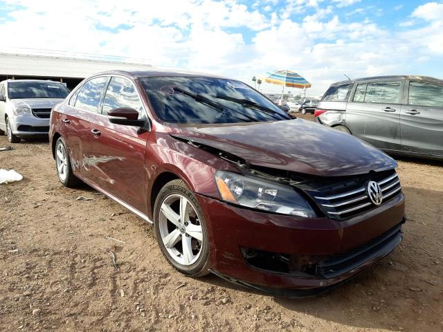 VOLKSWAGEN PASSAT SE 2014 with VIN 1VWBP7A31EC005524 - Photo from auction