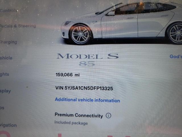Photo 8 from auction – 2013 TESLA MODEL S with VIN 5YJSA1CN5DFP13325