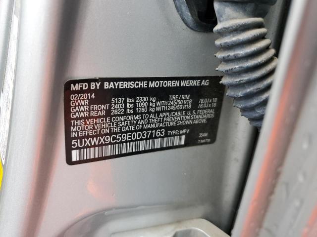Photo 10 from auction – 2014 BMW X3 XDRIVE2 with VIN 5UXWX9C59E0D37163
