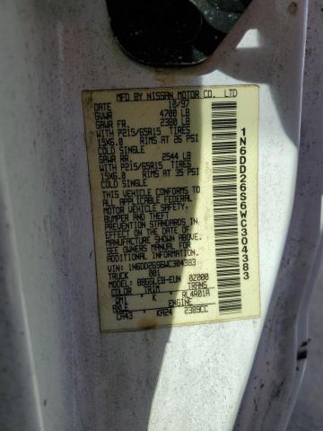 Photo 10 from auction – 1998 NISSAN FRONTIER K with VIN 1N6DD26S6WC304383