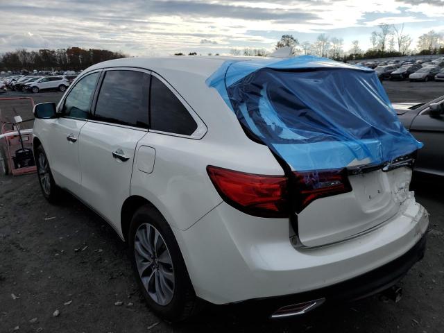 Photo 3 from auction – 2016 ACURA MDX TECHNO with VIN 5FRYD4H66GB042674