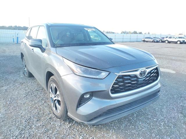 TOYOTA HIGHLANDER 2021 with VIN 5TDGZRAH5MS074949 - Photo from auction