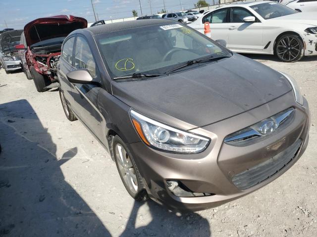 HYUNDAI ACCENT 2014 with VIN KMHCU4AEXEU732893 - Photo from auction