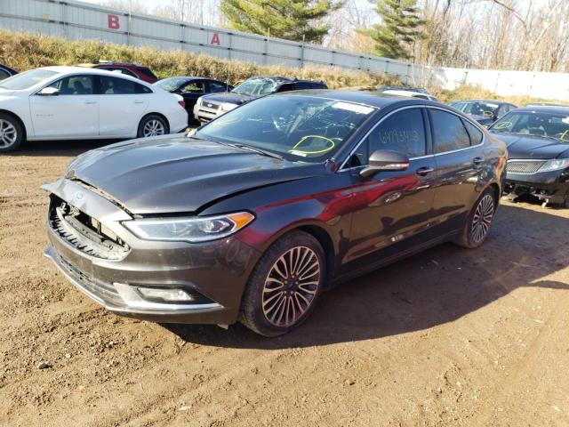 Photo 2 from auction – 2017 FORD FUSION SE with VIN 3FA6P0HD4HR406409