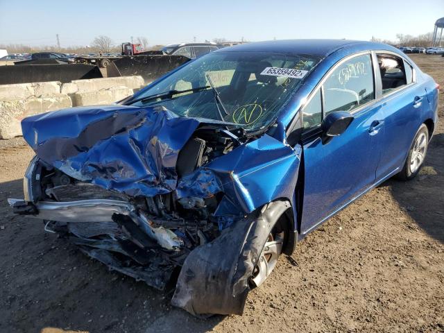 Photo 2 from auction – 2014 HONDA CIVIC LX with VIN 19XFB2F54EE086642