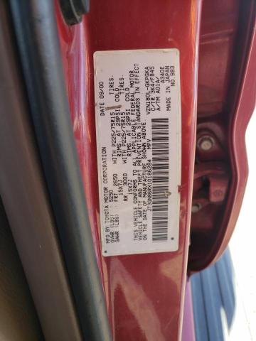 Photo 10 from auction – 2001 TOYOTA 4RUNNER SR with VIN JT3GN86RX10186284