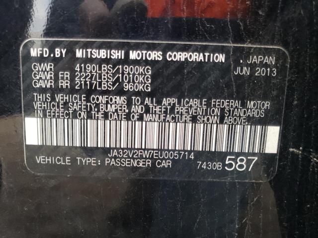 Photo 10 from auction – 2014 MITSUBISHI LANCER SE with VIN JA32V2FW7EU005714
