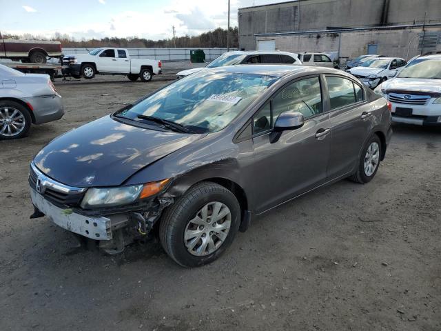 Photo 2 from auction – 2012 HONDA CIVIC LX with VIN 19XFB2F54CE088341