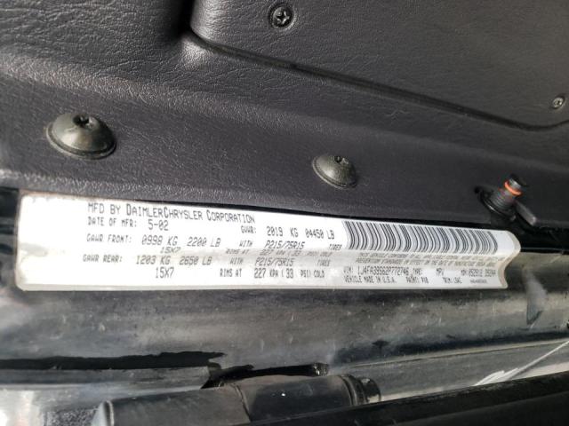 Photo 10 from auction – 2002 JEEP WRANGLER / with VIN 1J4FA39S62P772746