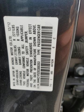 Photo 10 from auction – 2014 ACURA RLX TECH with VIN JH4KC1F52EC000353