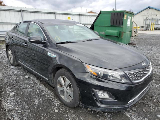 KIA OPTIMA HYB 2015 with VIN KNAGM4AD5F5077421 - Photo from auction