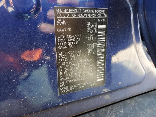 Photo 10 from auction – 2019 NISSAN ROGUE S with VIN KNMAT2MV2KP528517